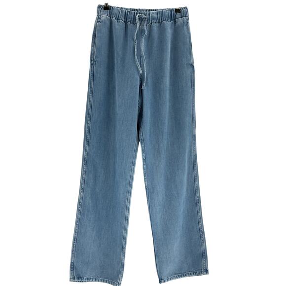 Samsoe Samsoe 'Sahoysa' Blue Lyocell Trousers Size S - Picture 1 of 3